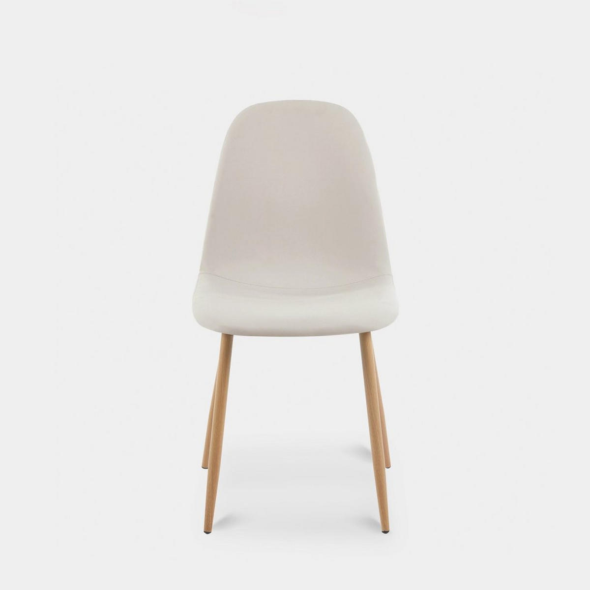 ESSZIMMERSTUHL Elia Beige 44 cm x 84 cm - Beige, Leder (44/84/52cm)