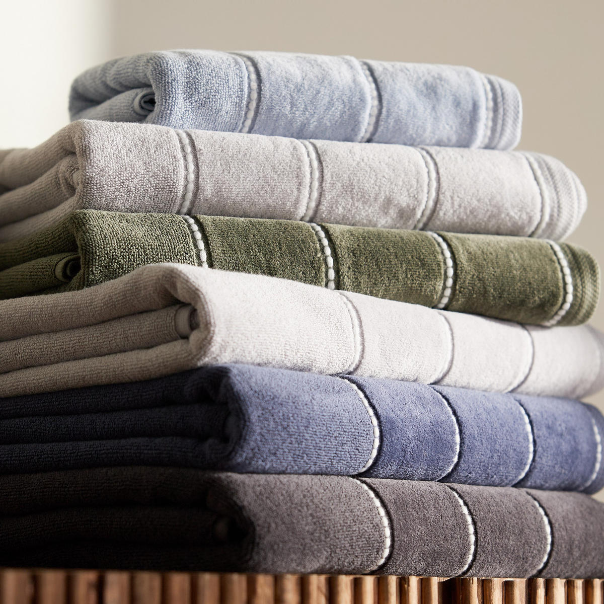 HANDTUCH Velly - Dunkelgrau, Textil (50/90cm) - home&you