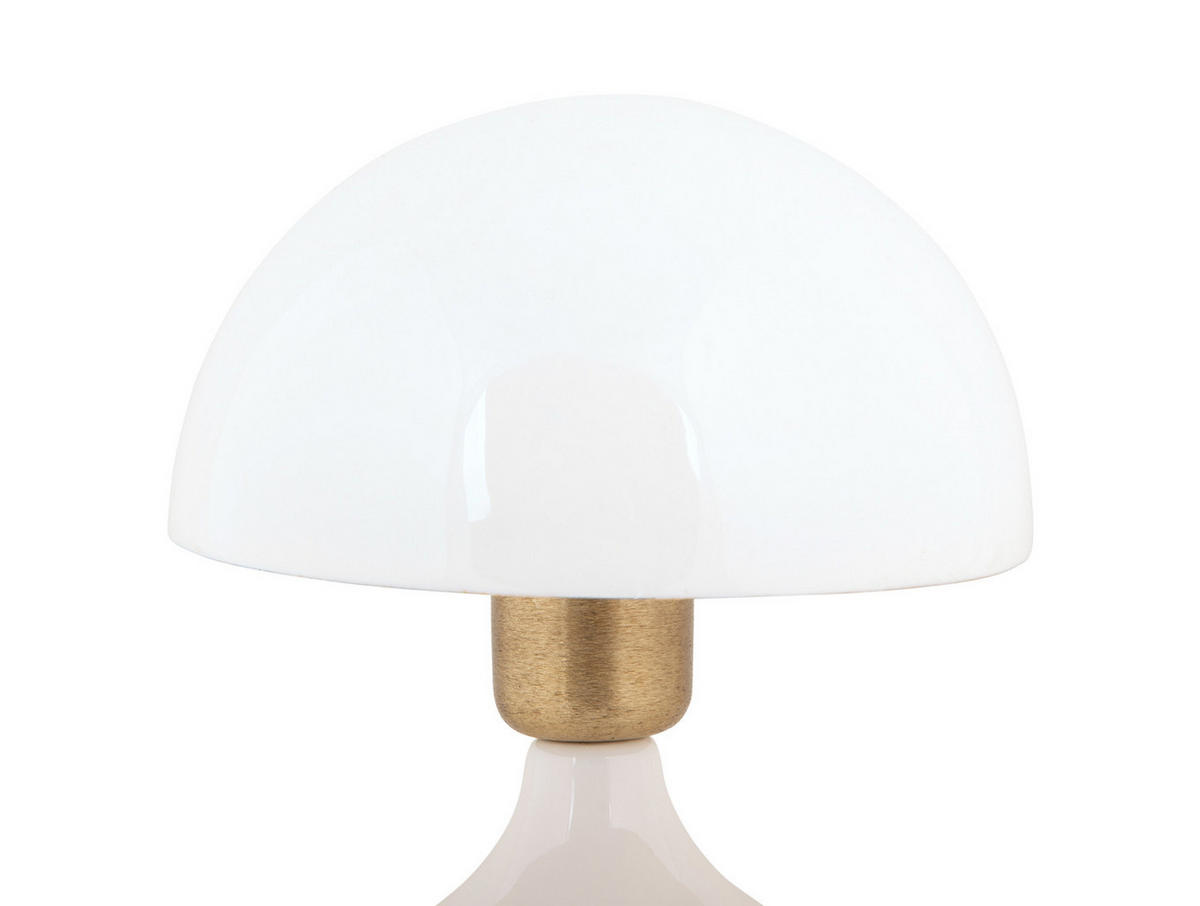 TISCHLAMPE Binc 17.5/17.5/23 cm - Weiß, Metall (17.5/17.5/23cm) - Leitmotiv