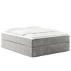 BOXSPRINGBETT - Premium - Hellgrau, Textil (160/200cm) - home24