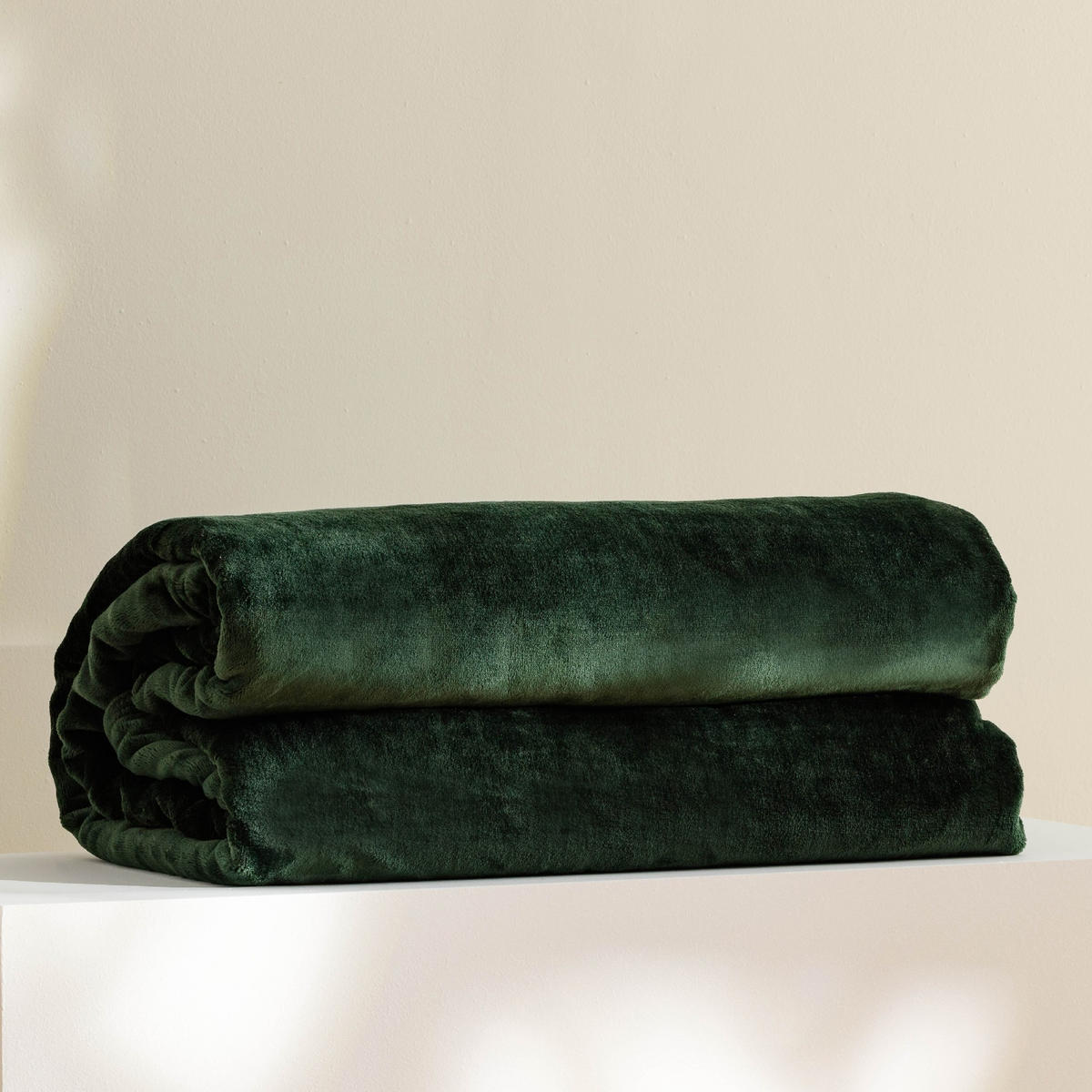 DECKE Floss - Dunkelgrün, Textil (200/220cm) - home&you