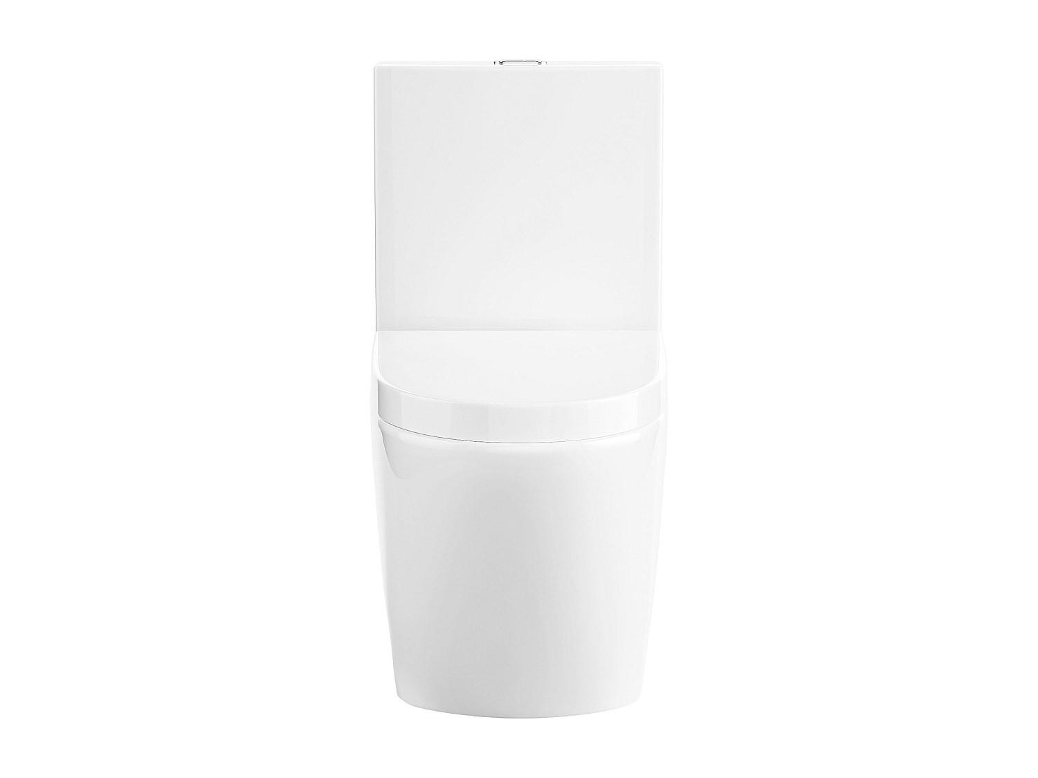 STAND WC - 39 cm x 69 cm - Keramik - Weiß - NAGILAM - Weiß Hochglanz, Keramik (39/78.5/69cm) - Vente-Unique