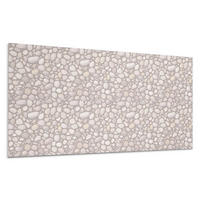 WANDPANEEL 100x50 cm selbstklebend Ciottolo - Ecru, Kunststoff (50/1.6/100cm) - Wallfluent