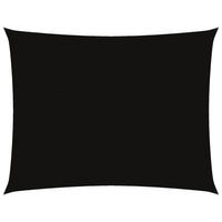 SONNENSEGEL Oxford-Gewebe Rechteckig 3x4 m Schwarz - Schwarz, Textil (400/300cm) - furnicato