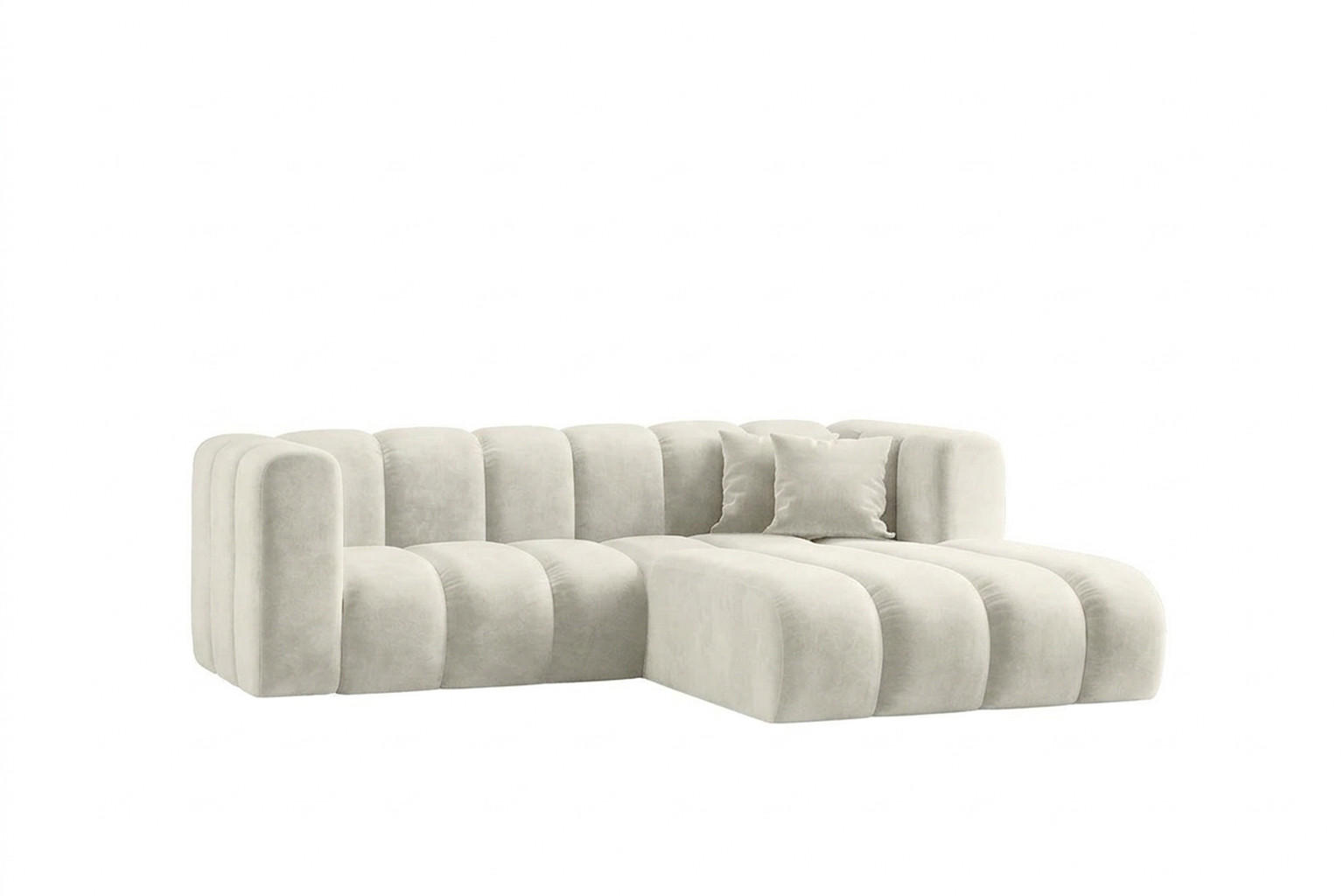 Kaiser Möbel Ecksofa Creme 227x179 cm