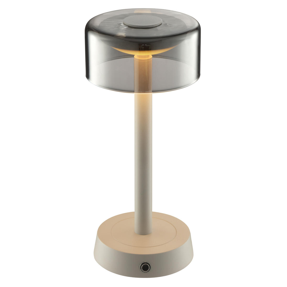 TISCHLEUCHTE Razor Beige 12/12/26 cm - Beige, Metall (12/12/26cm) - Brilliant