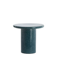 BEISTELLTISCH Tudo Blau Ø40,5/35,5 cm - Blau, Keramik (40.5/40.5/35.5cm) - Light & Living