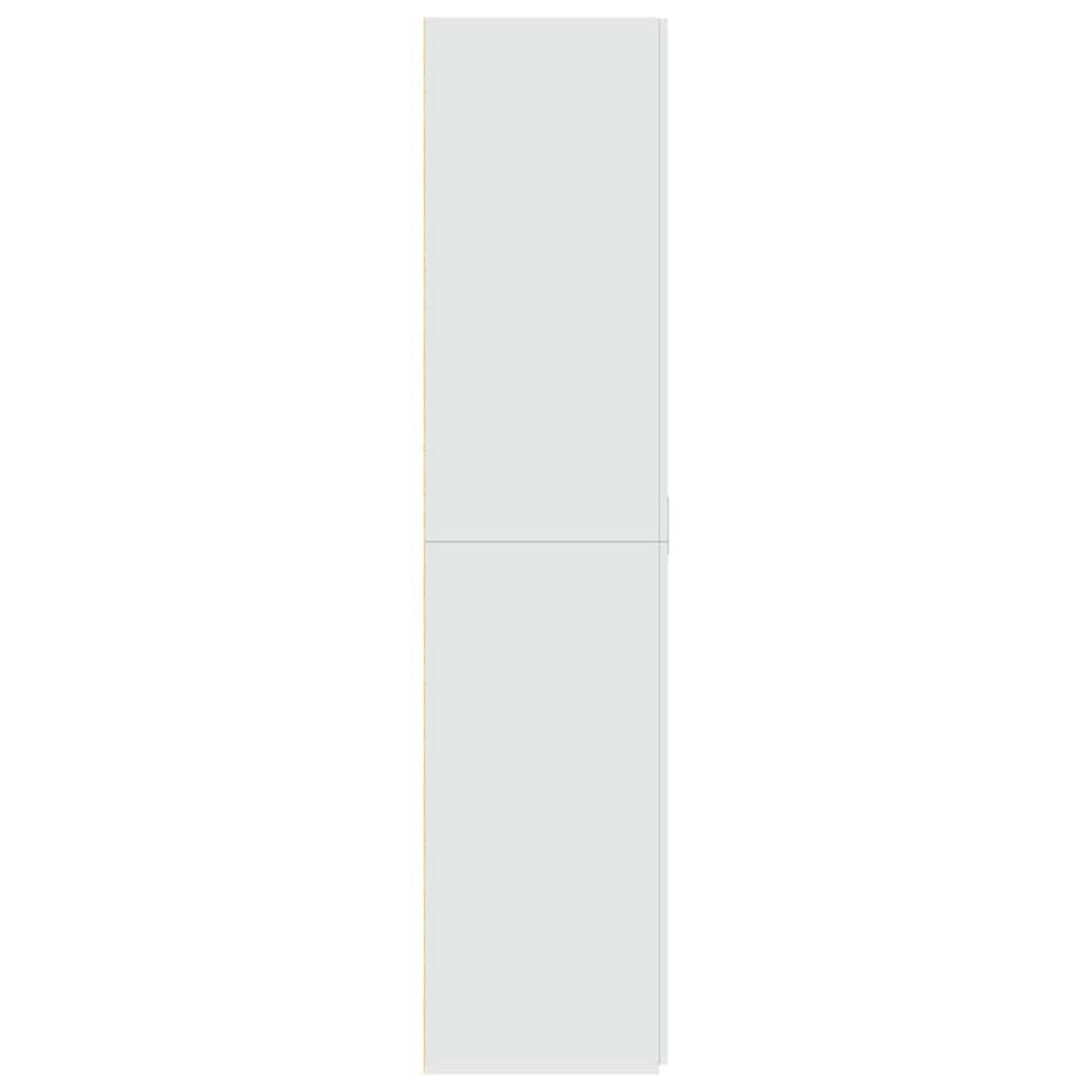 HIGHBOARD Weiss 70/42.5/185 Cm Holzwerkstoff - Weiß, Holzwerkstoff (42.5/185/70cm) - vidaXL