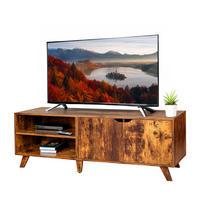 TV-LOWBOARD - Braun, Holzwerkstoff (140/50/40cm) - Relaxdays