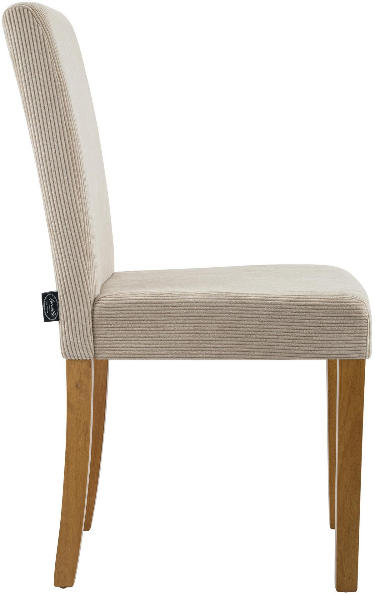 ESSZIMMERSTUHL 2er Set Dalan Cord Hellbraun Antik-Hell Wohnzimmerstuhl - Hellbraun, Textil (41/91/47cm) - DELUKE