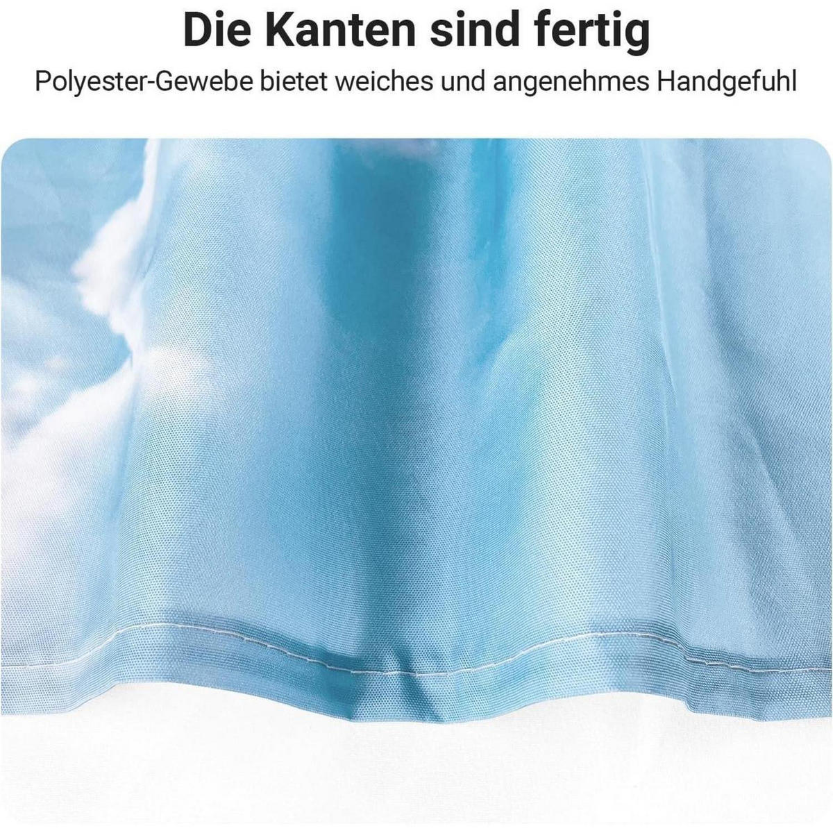 DUSCHVORHANG Kieswüste 240 x 200 cm - Multicolor, Textil (240/200cm)