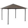 PAVILLON Nizza 3x3m Taupe - Taupe, Metall (300/263/300cm) - QUICK STAR