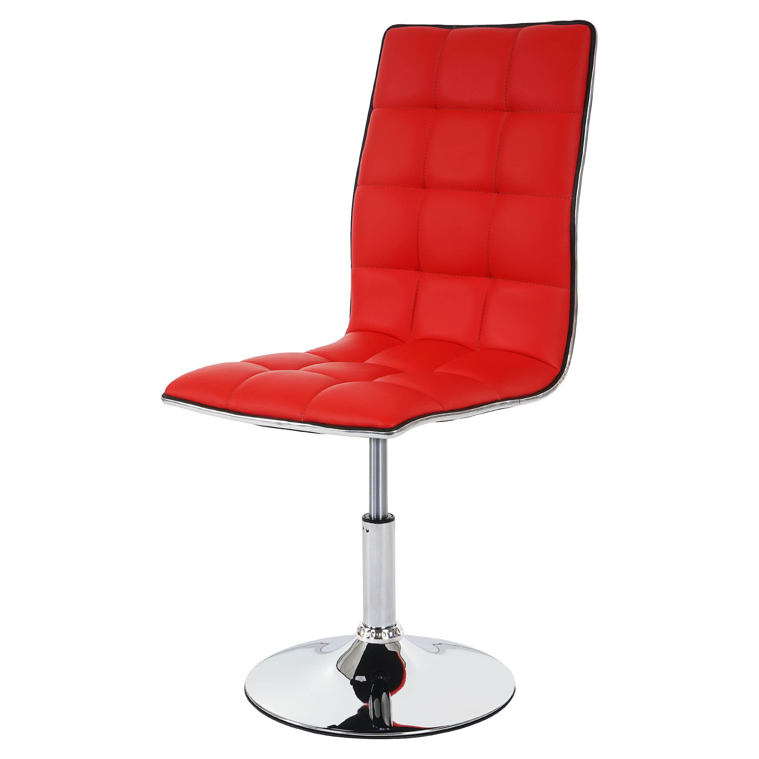 ESSZIMMERSTUHL Rot 2er-Set - Rot, Textil (43/103/54cm) - MCW