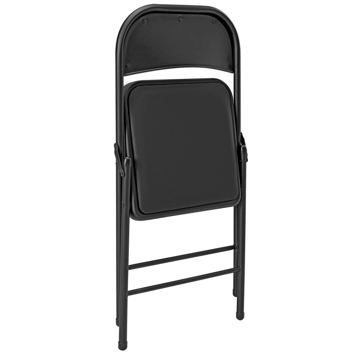STUHL-SET 6 TLG. - Schwarz, Kunststoff/Metall (46/80/50cm) - pro.tec