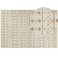 TEPPICH geflochten Sanao 300/200 cm - Beige, Textil (200/300cm) - Beliani