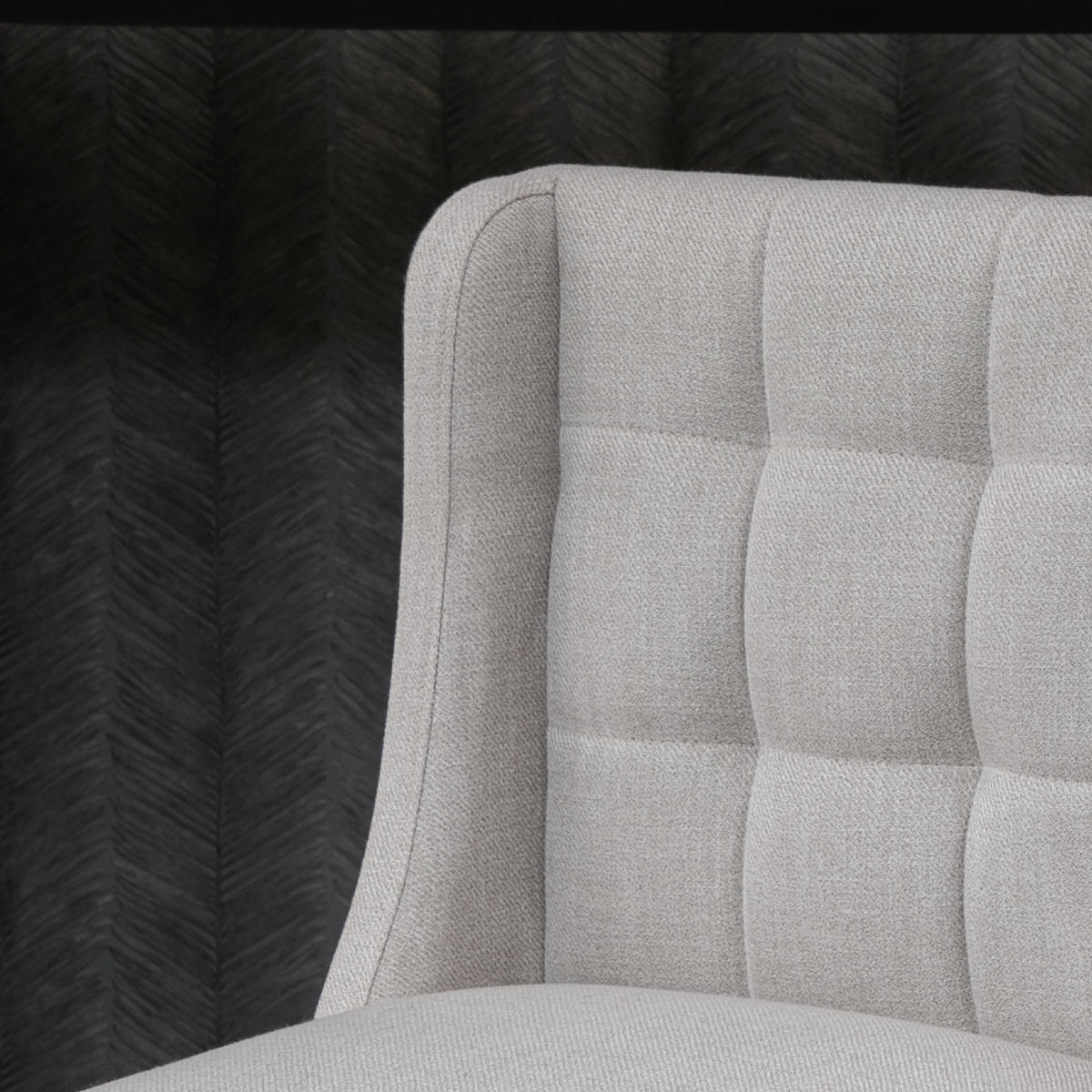 BARHOCKER, Leinen-Touch-Polyester, Beige - Beige, Kunststoff (50/101/47cm) - HOMCOM
