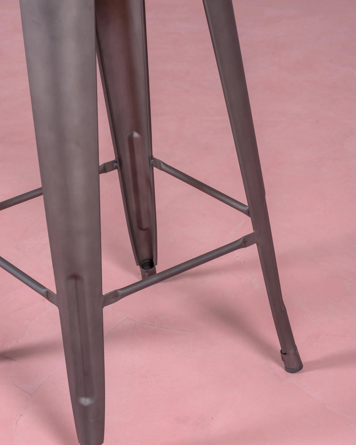 BARHOCKER-SET 4 Stück Metall Alteiche - Alteiche, Metall (42/94/42cm) - Nest Dream