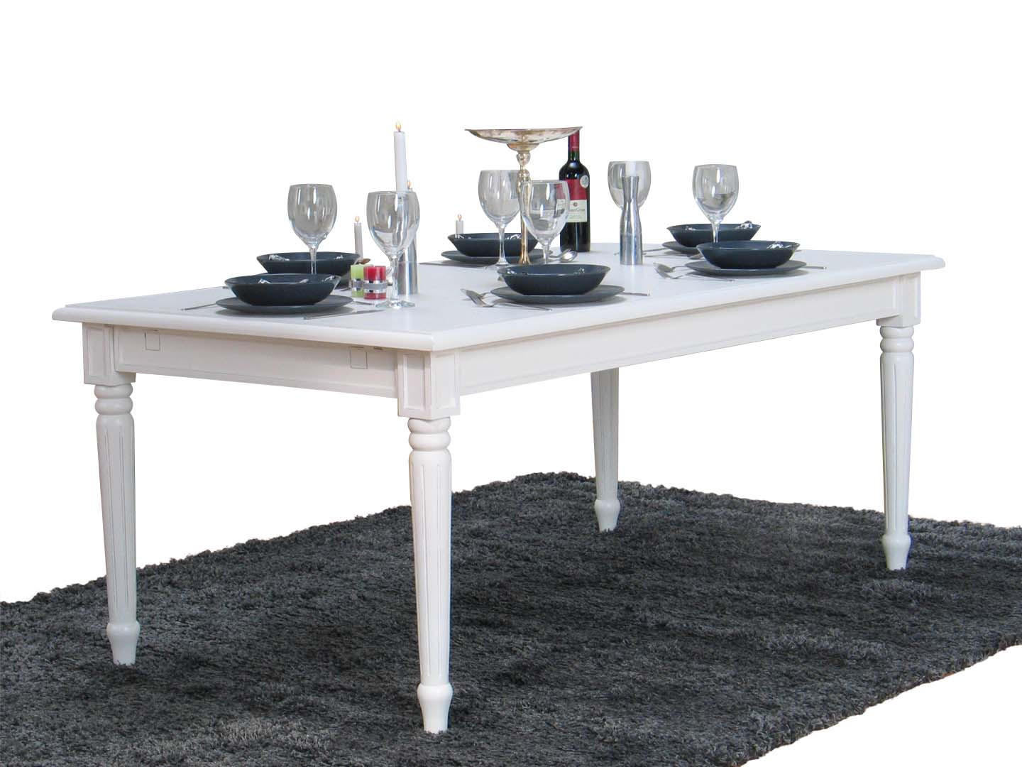 TISCHGRUPPE Weiß - Weiß, Holzwerkstoff (180/75/100cm) - ebuy24