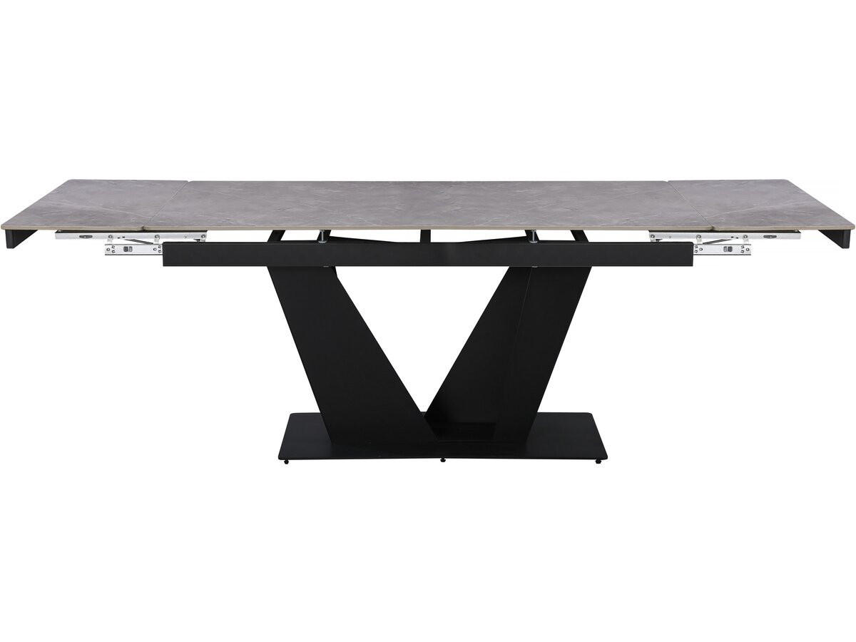 ESSTISCH Nova Ausziehbar Grau - Grau, Keramik/Metall (90/240/76cm) - Habitat Garten