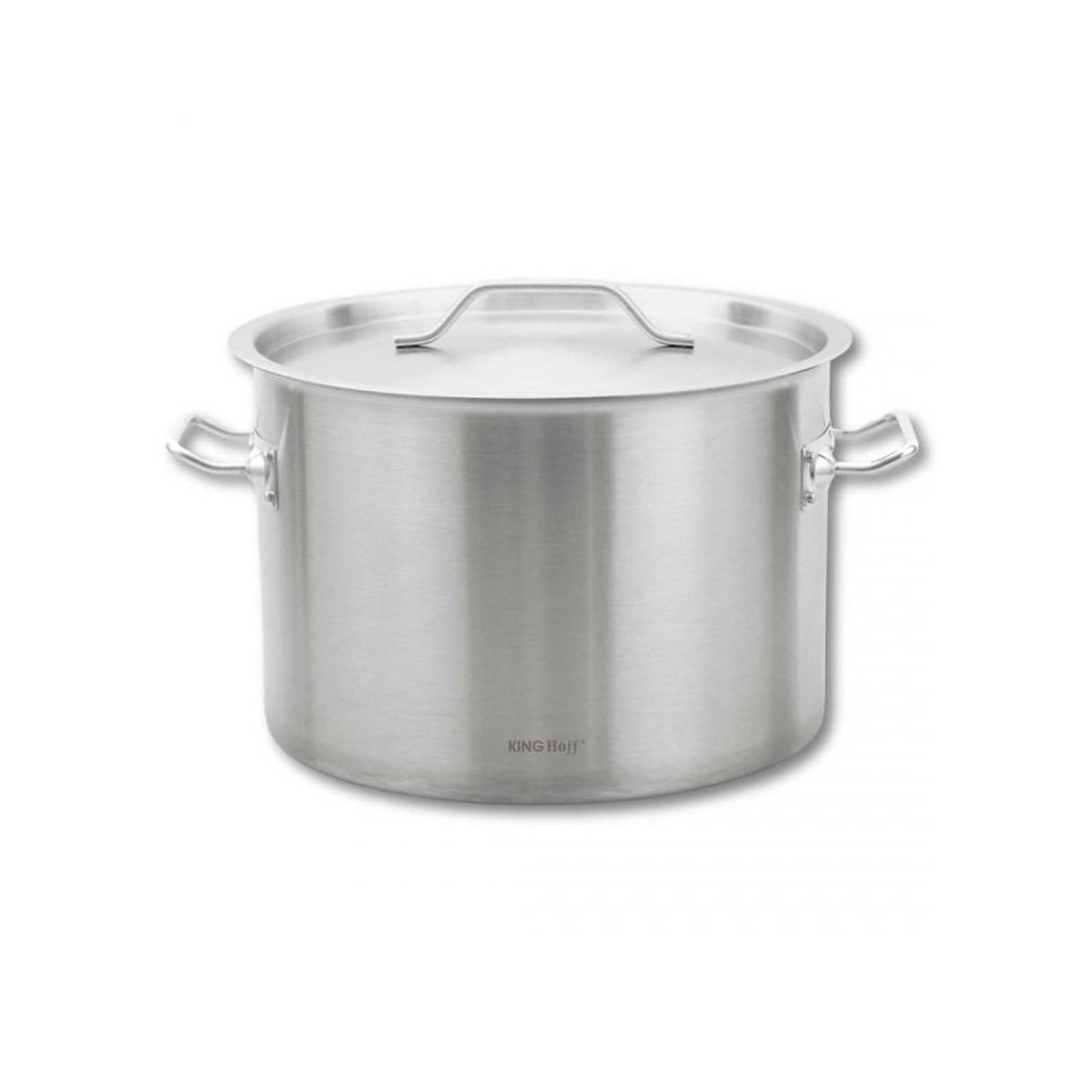 TOPF Silber 36/36/24 cm KH2024 - Silberfarben, Metall (36cm) - Kinghoff 