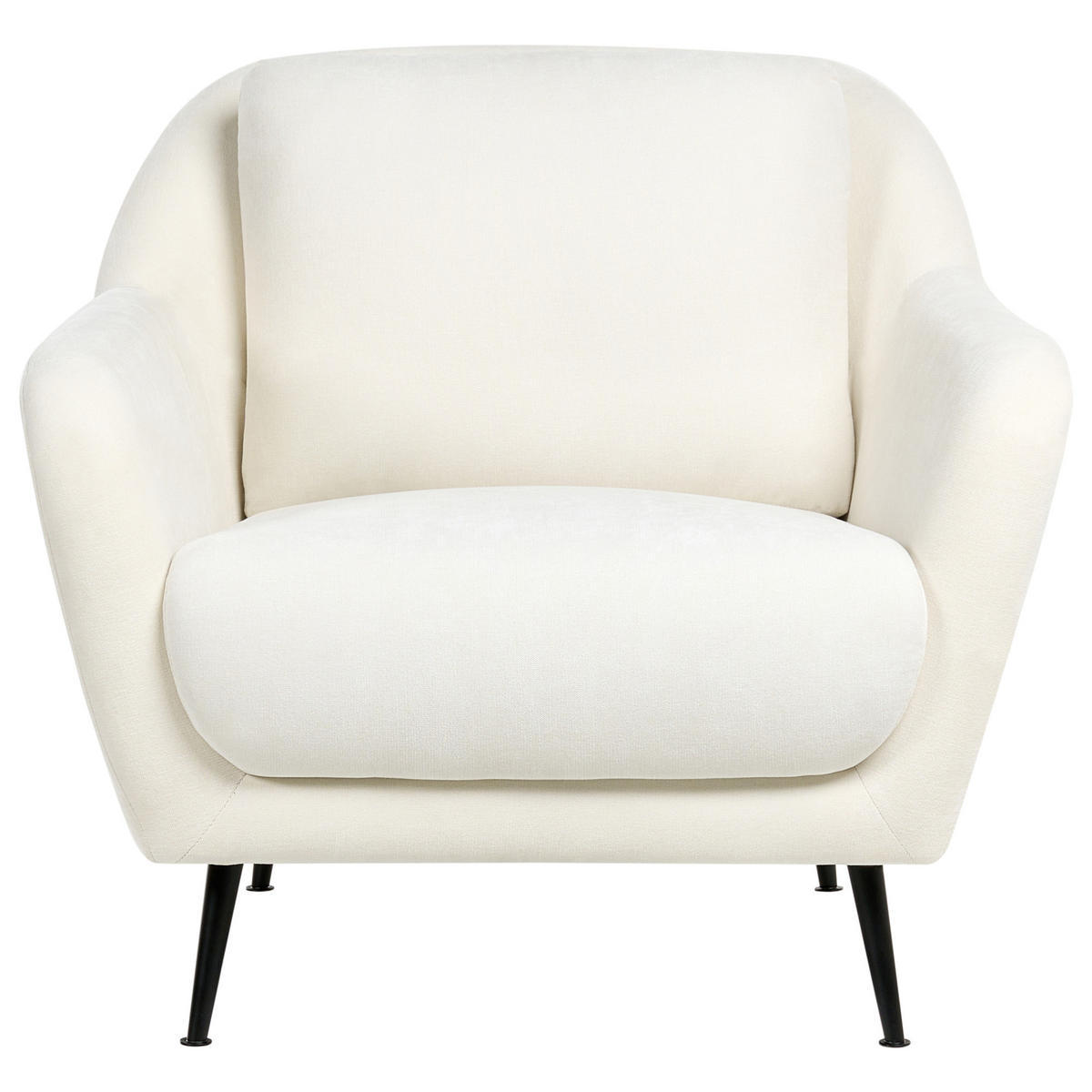 SADA POHOVEK 3-místná Žinylková látka Bílá Eiby - bílá/černá, textil (148/80/91cm) - Beliani
