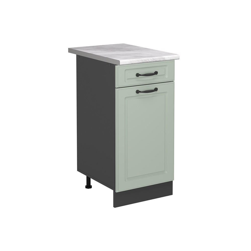 Vicco Küchenunterschrank Grün, Anthrazit 40x81.6x60 cm