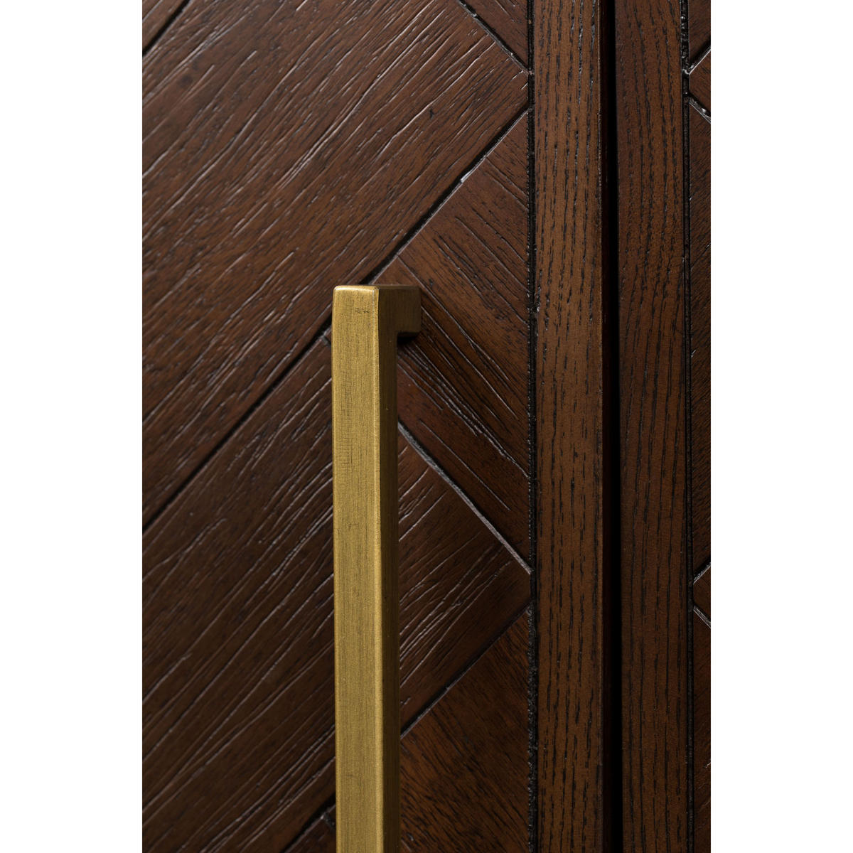 WEINSCHRANK Class Akazienholz Dunkelbraun - Braun, Holz (100/100/50cm) - Dutchbone