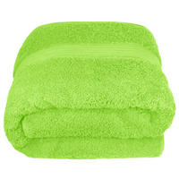 BADETUCH Linz Apfel Grün 100x200 cm - Hellgrün, Textil (100/200cm) - Lashuma