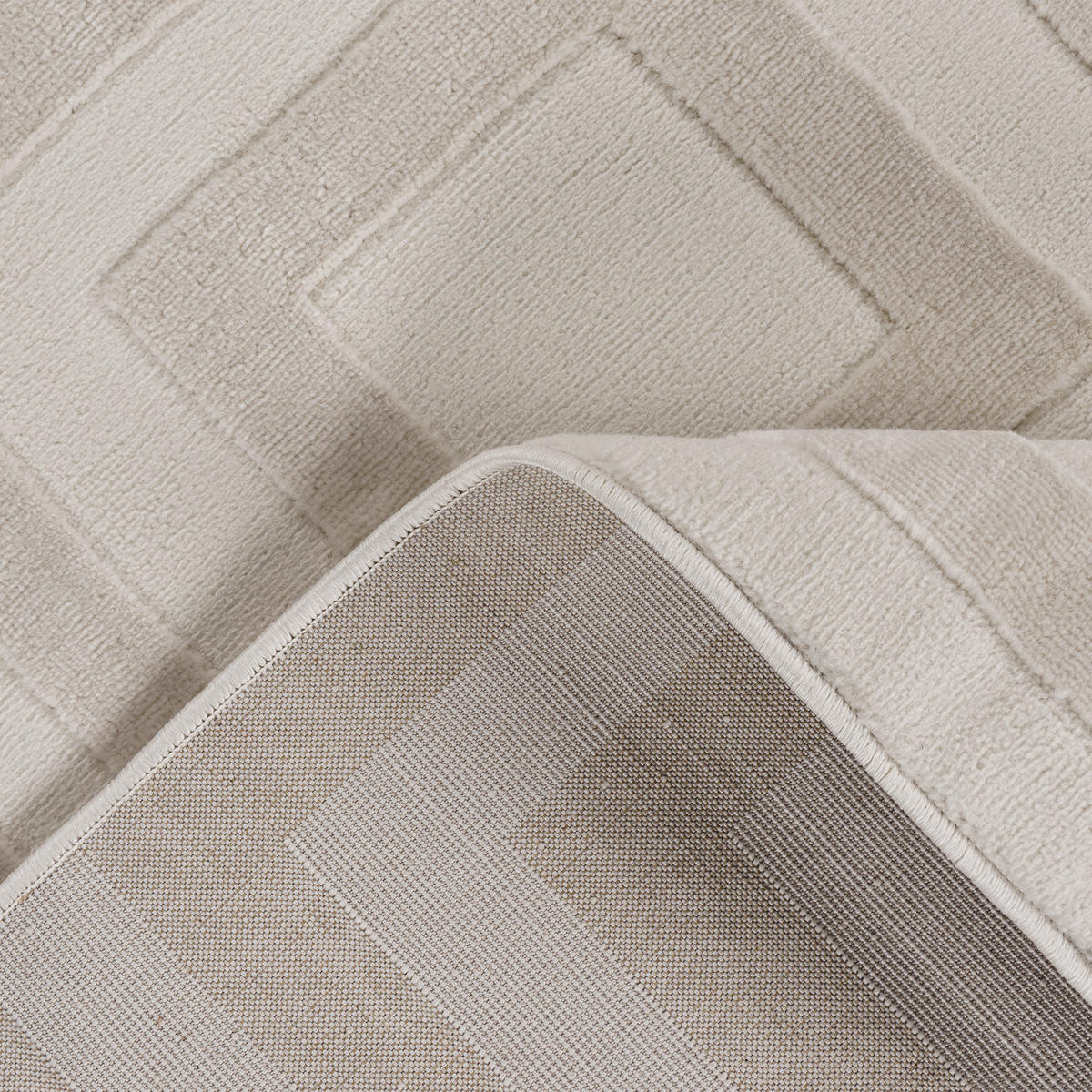 KURZFLORTEPPICH 80/250 cm Tinos 574 - Creme, Textil (80/250cm) - Paco Home