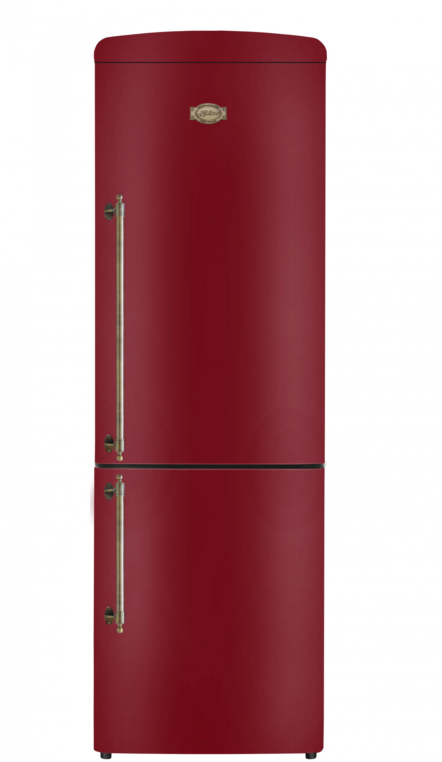 KÜHLSCHRANK KK 60825 RotEm, Bordeaux, 60 cm breit, 330 L, NoFrost, 199 cm - Bordeaux, Metall (59.5/199/73.5cm) - Kaiser Küchengeräte