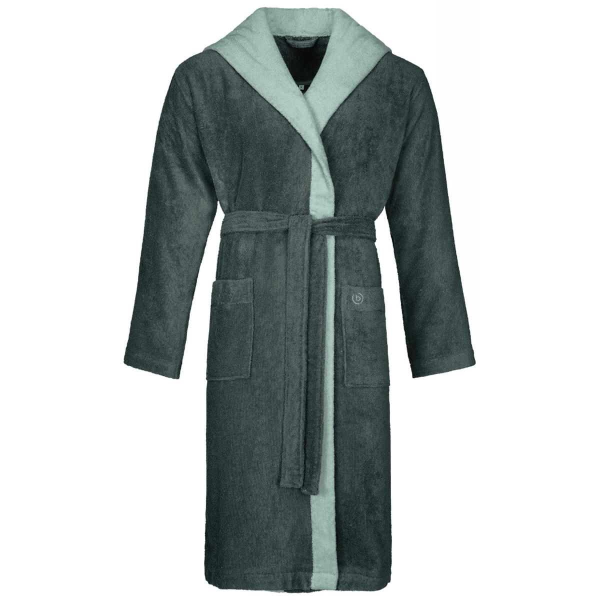 BADEMANTEL HERREN KAPUZE STEFANO SAGE - 7520 - Grün, Textil (Mnull) - Bugatti