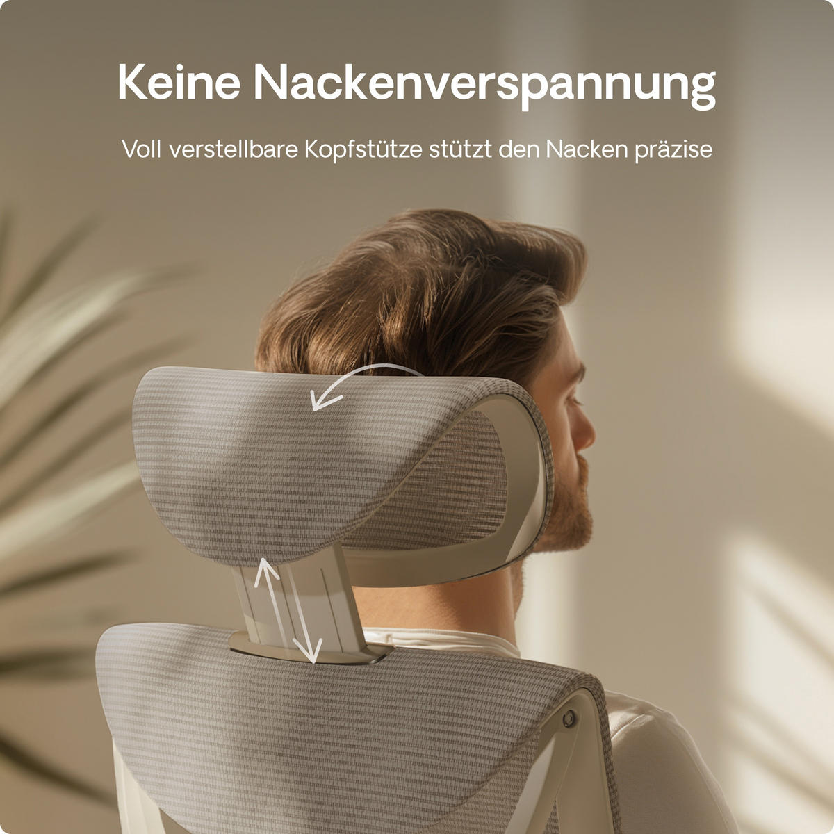 BÜROSTUHL Verstellbarer Ergonomischer SitPro Grau 3-Dimensional Armlehne, Integrierte 5-Wege-Lendenwirbelstütze - Grau, Kunststoff (72/113/67cm) - Desktronic
