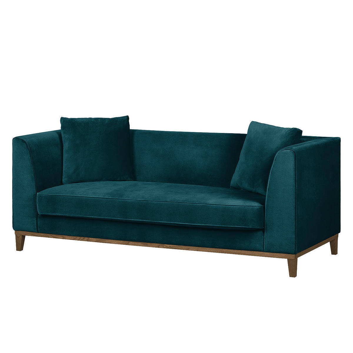 3-SITZER SOFA - Petrol, Textil (201/79/82cm) - home24