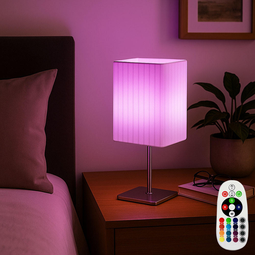 LED TISCHLEUCHTE BAILEY Metall Weiß - Weiß, Metall (10/10/26cm) - Globo Lighting