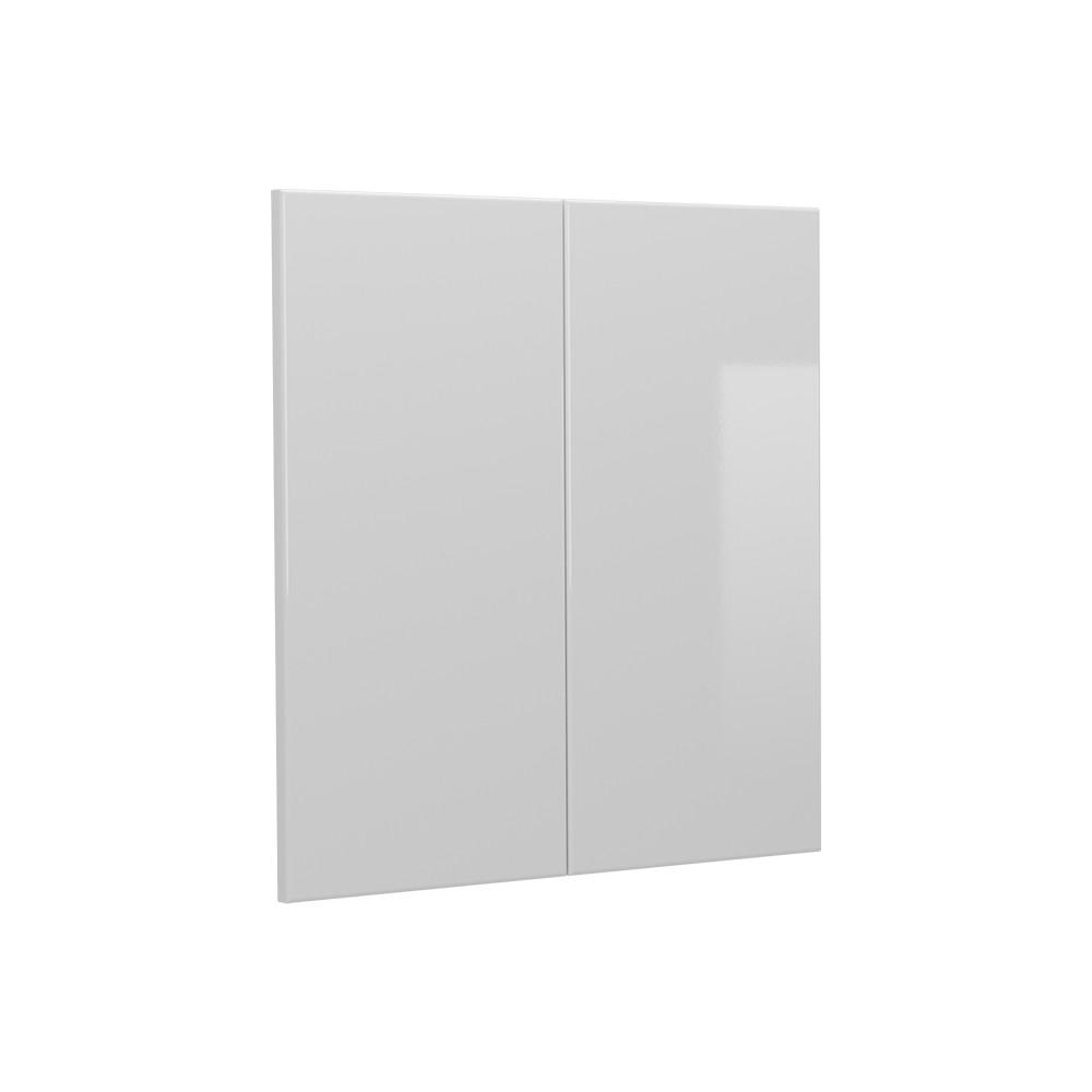 FRONT DE BUCATARIE R-Line Alb lucios ridicat 59.2x59 cm front de mobilier pentru dulap suspendat
