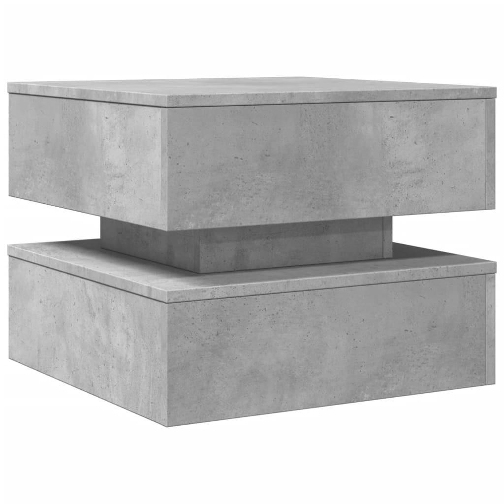 vidaXL Couchtisch Hellgrau 50x40x50 cm