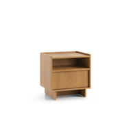 NACHTTISCH: karamellfarbene Eiche, 50 x 51 x 39 cm - Braun, Holzwerkstoff (50/51/39cm) - 3XE LIVING