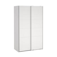 SCHIEBETÜRENSCHRANK, Catania, Weiß, Holzwerkstoff, 119 x 67 x 201 cm - Weiß, Holzwerkstoff (119/201/67cm) - ebuy24