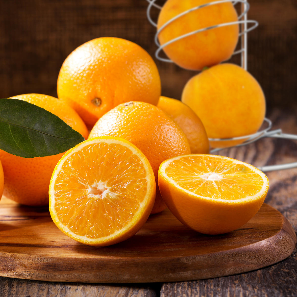 OBSTHALTER - Silberfarben, Metall (48cm) - Relaxdays