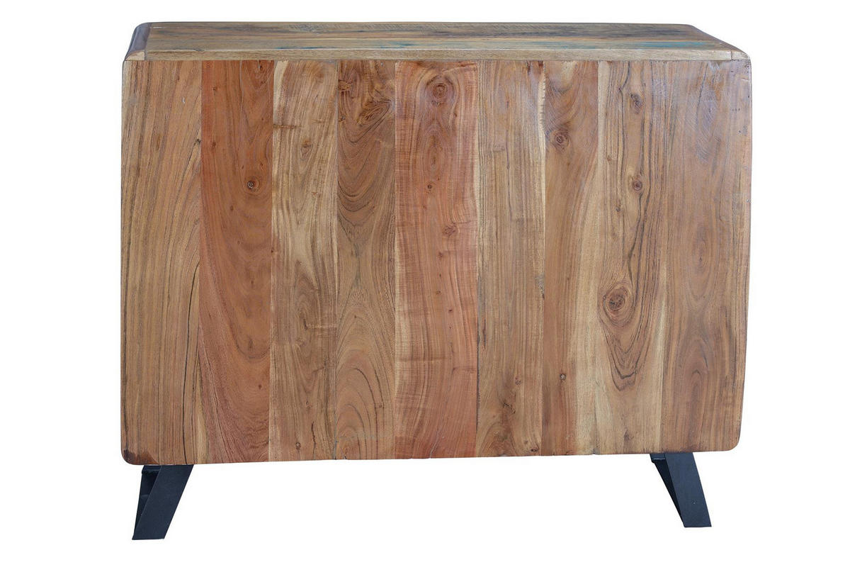 KOMMODE aus recyceltem Holz - Chromfarben, Holz (105/87/40cm) - Giner y Colomer