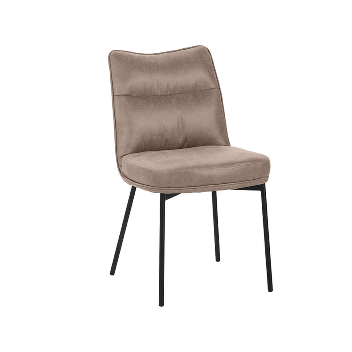 ESSZIMMERSTUHL Lennon Taupe 65/50/89 cm 2er-Set - Taupe, Textil (50/89/65cm) - LABEL51