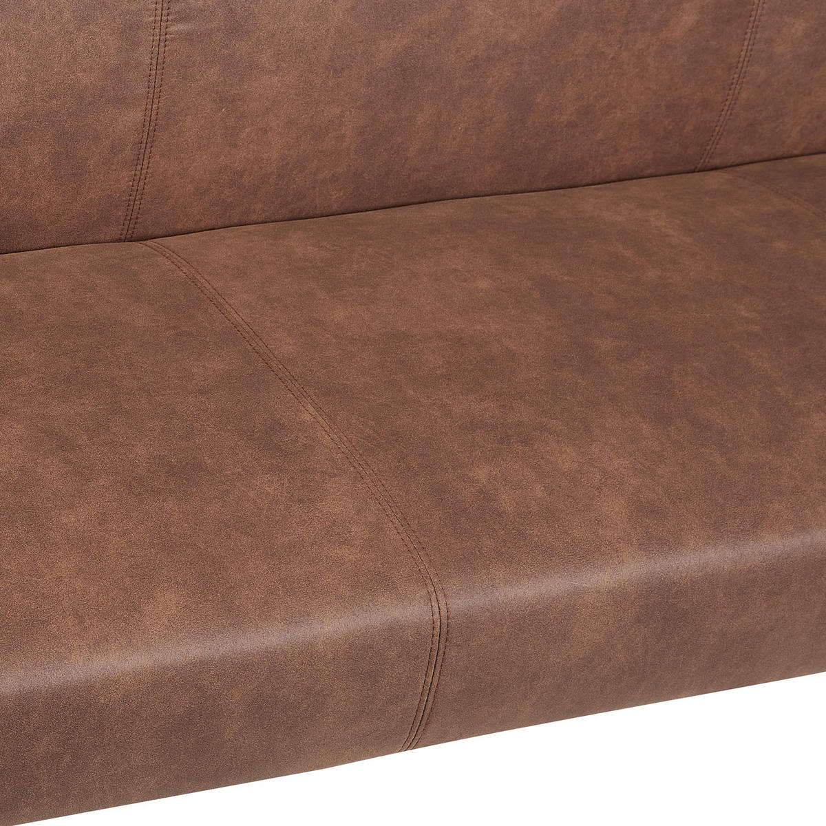 SITZBANK JOYCE - Braun, Metall (160/91/66cm) - DUBI Möbel