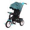 DREIRAD Jaguar 4 in 1 hellgrün Gummireifen, Sitz drehbar, Stange, verstellbar - Grün, Metall (120/53/103cm) - Lorelli