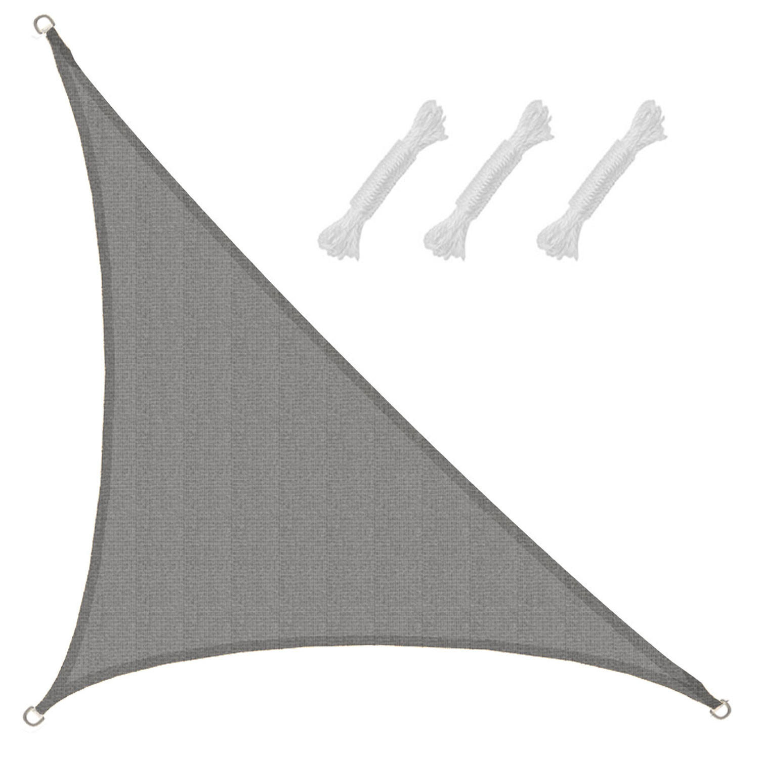 SONNENSEGEL Luftdurchlässig 510/360 cm Beige - Grau, Kunststoff (360/510cm) - Amanka