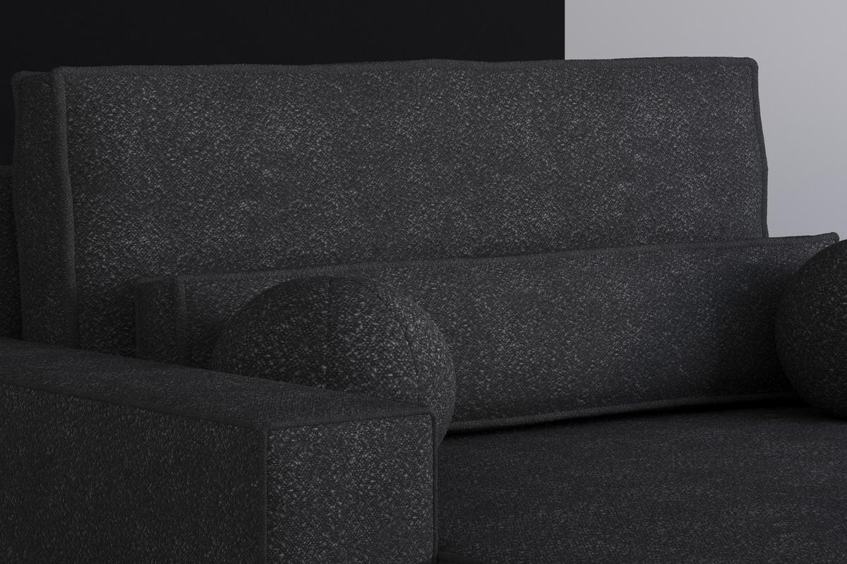 XXL-SESSEL Denver - Schwarz - Schwarz, Holzwerkstoff (100/85/162cm) - Möblo