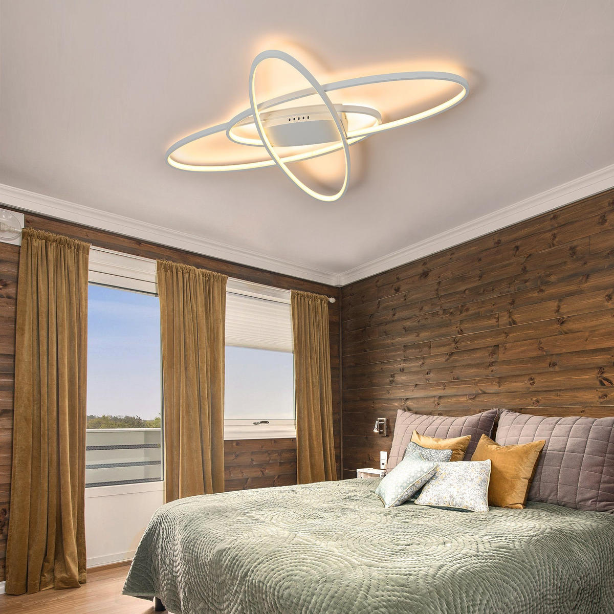 LED-DECKENLEUCHTE Zoe 85/62/7cm - Weiß, Metall (85/62/7cm) - ZMH