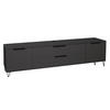 LOWBOARD Erna 216x45x62 Anthrazit matt Lack - Anthrazit, Holzwerkstoff (216/62/45cm) - 58aufmkessel