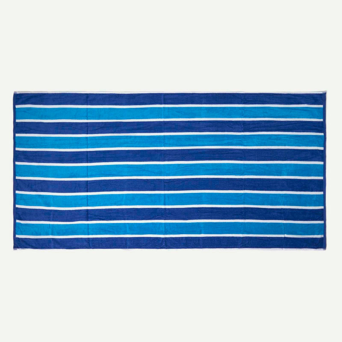 STRANDLAKEN Streifen blau 90/180 cm - Blau, Textil (90/180cm) - Homescapes