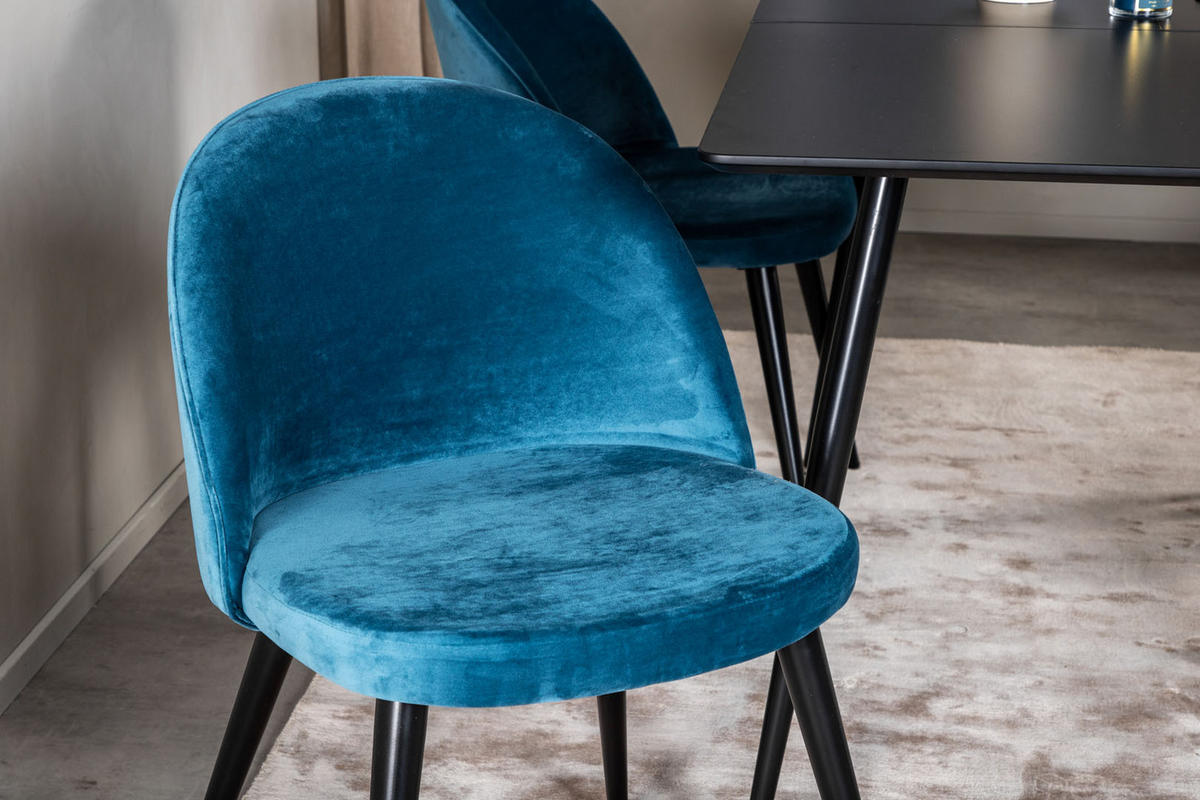 TISCHGRUPPE Blau - Blau, Holzwerkstoff (90/76/120cm) - ebuy24