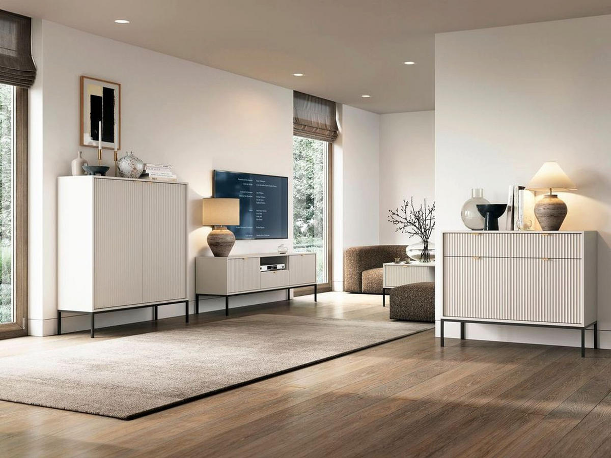 KOMMODE – KSZ154 – 154 cm – NOVA – Kaschmir - Kaschmir, Holzwerkstoff (154/83/39cm) - hi-markt